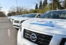 Nissan entregó 12 pick ups Frontier que fueron adquiridas por el Ente de Servicios y Obras Públicas de la Ciudad de Córdoba